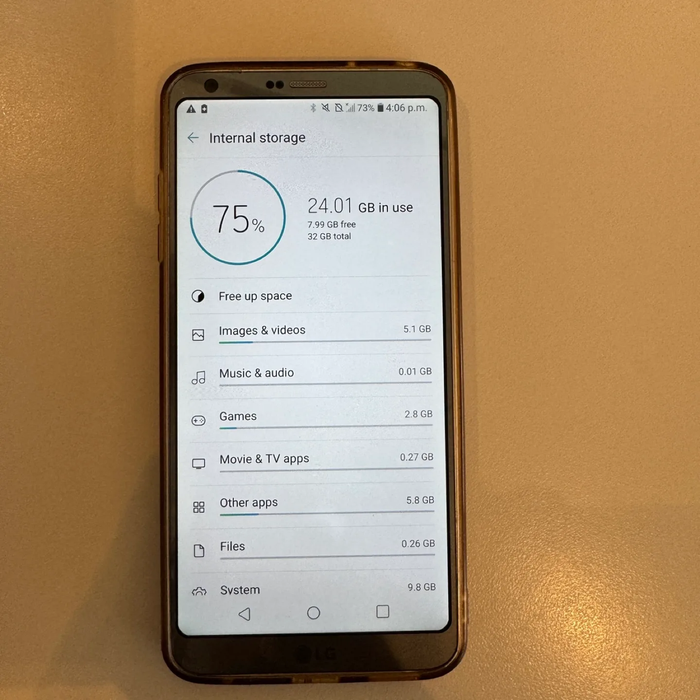 LG G6 32gb Blue image indicator(4)
