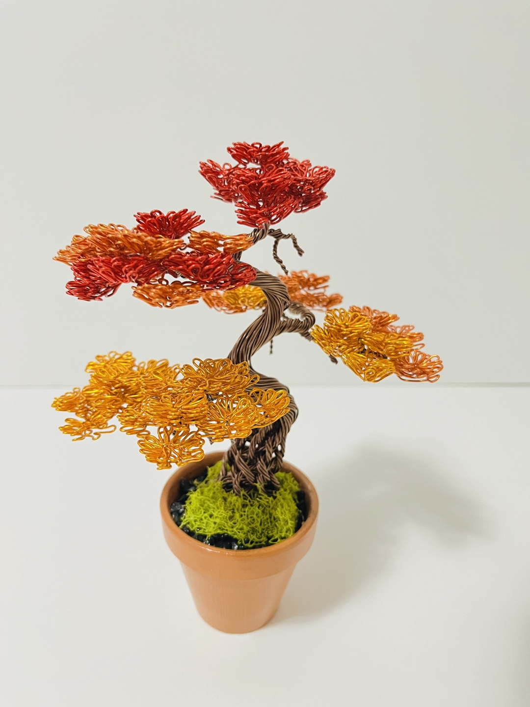 AUTUMN WIRE BONSAI TREE - photo 4