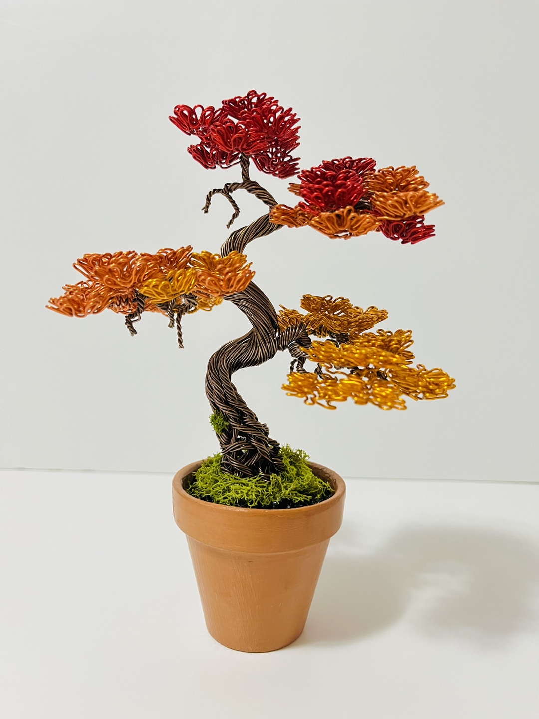 AUTUMN WIRE BONSAI TREE