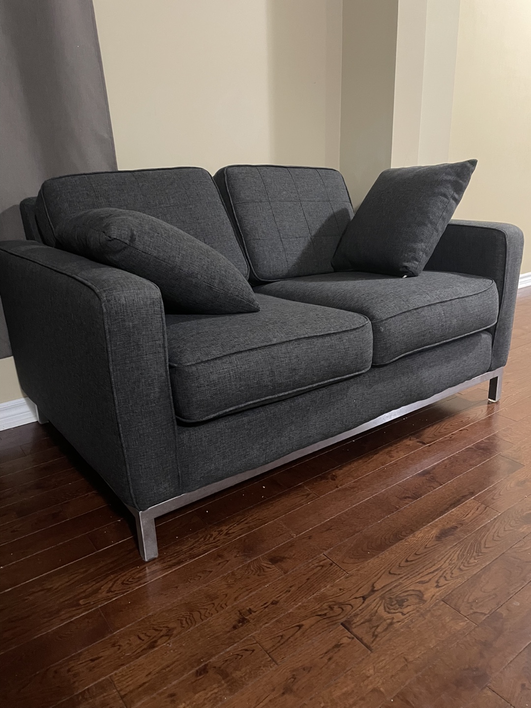 Grey Loveseat