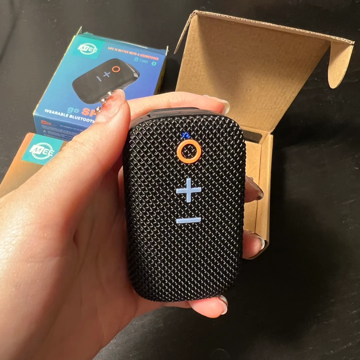 TWO Wearable Clip-on Bluetooth Speaker that can Sync Music thumbnail