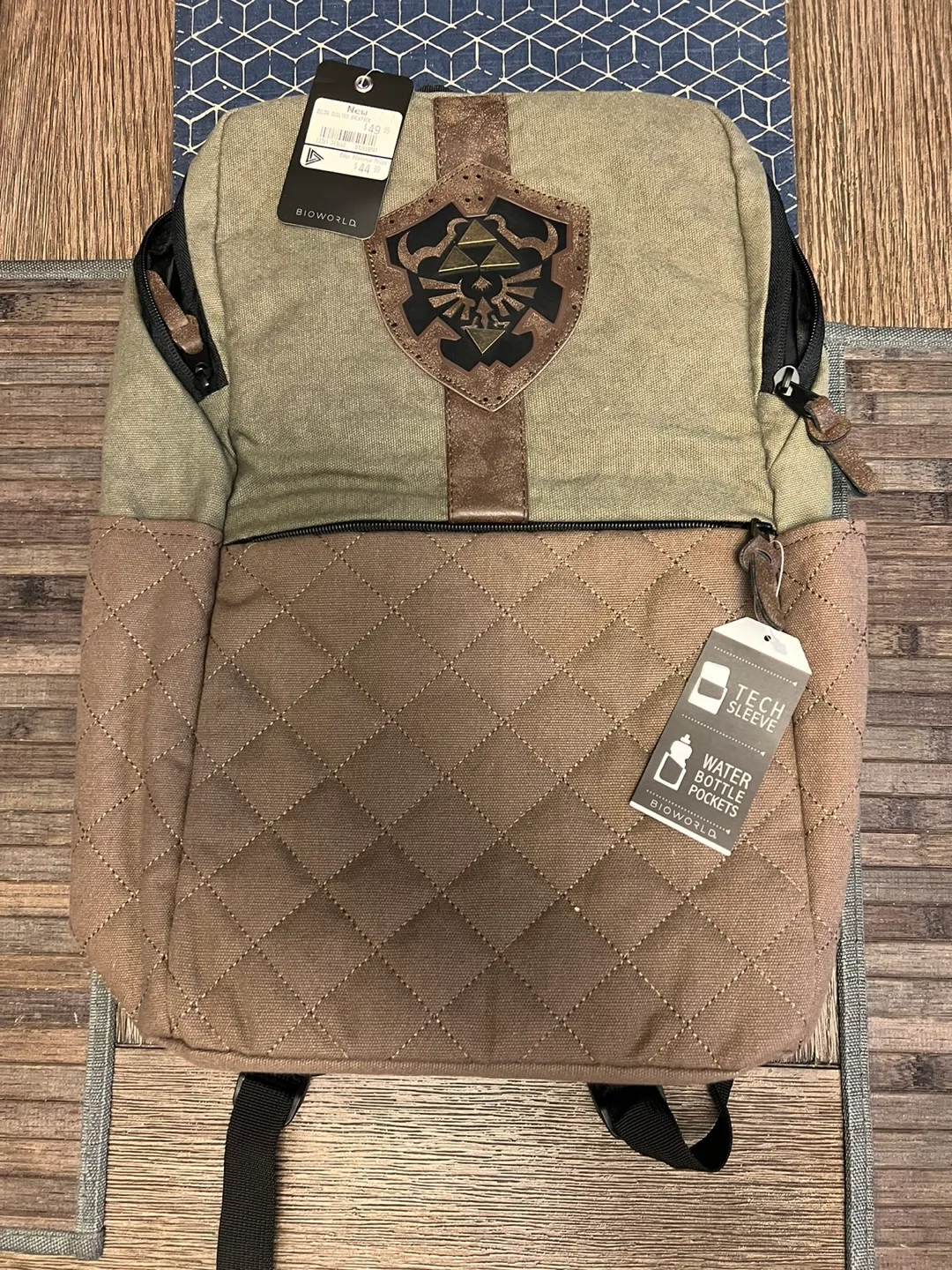 Zelda Quilted Backpack thumbnail