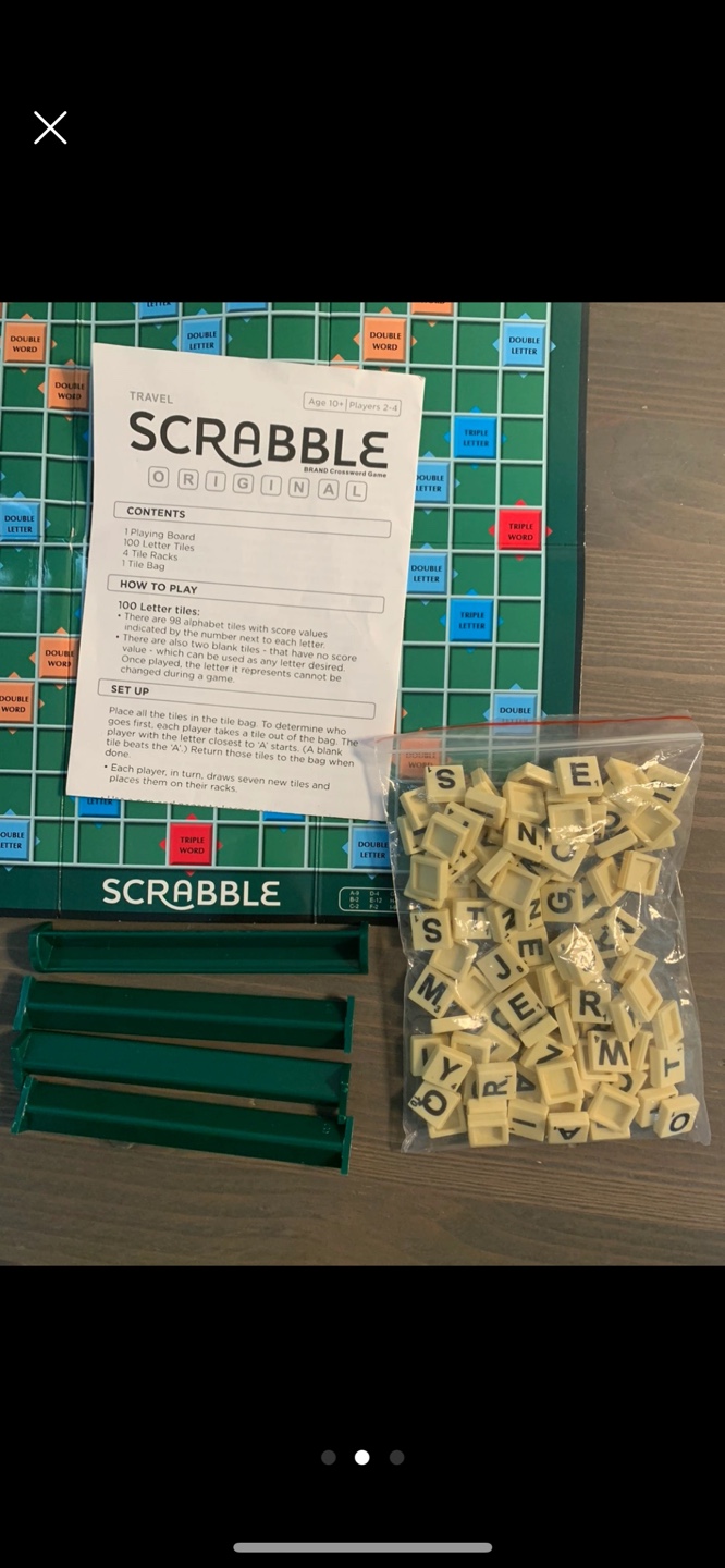 #freecycle Travel Scrabble Game - photo 2