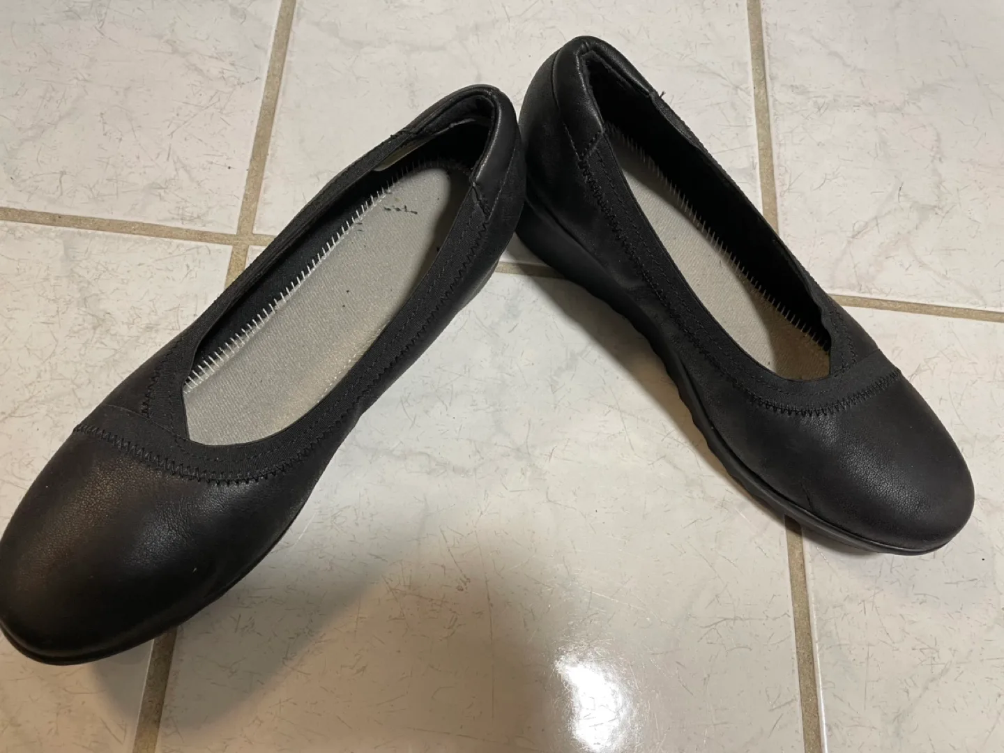 Clarks Slip On Wedge Shoes #freecycle thumbnail