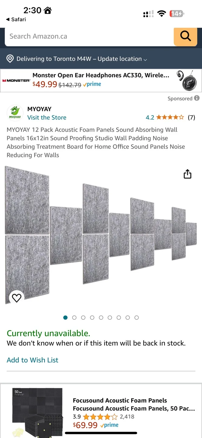 MYOYAY 12 Pack Acoustic Foam Panels image indicator(2)