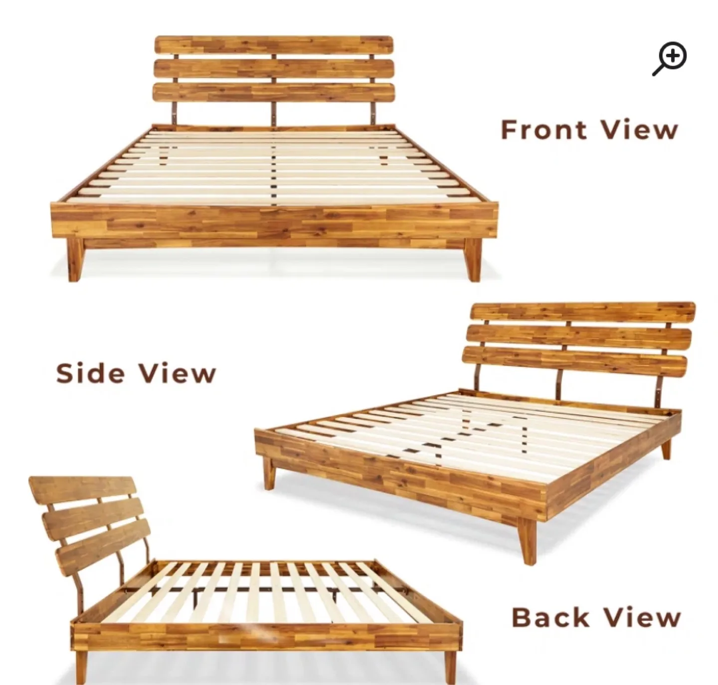 Wooden Bed Frame King Size image indicator(6)