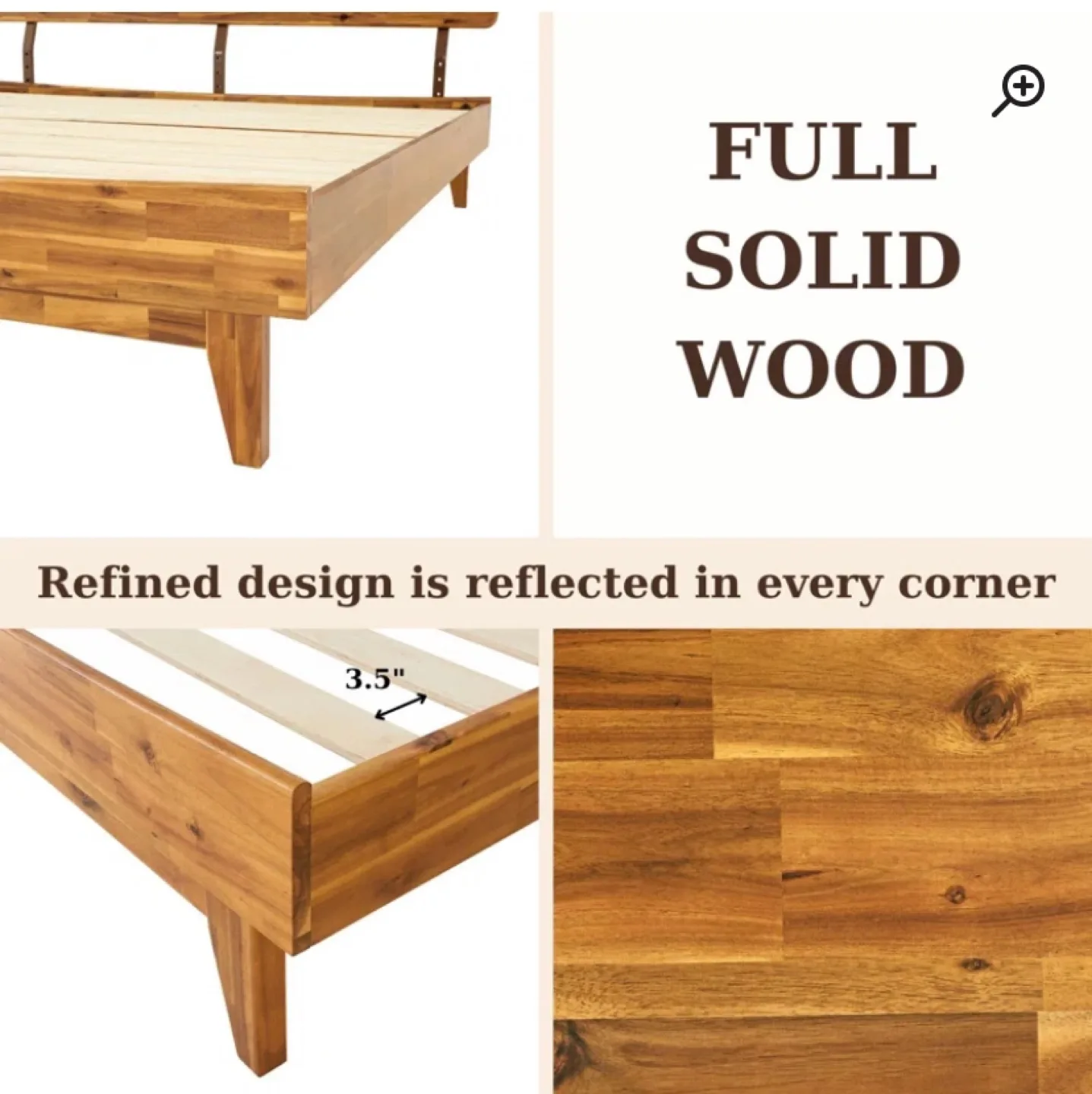 Wooden Bed Frame King Size image indicator(5)