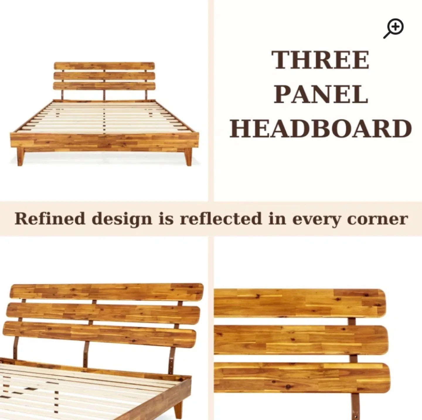 Wooden Bed Frame King Size image indicator(4)
