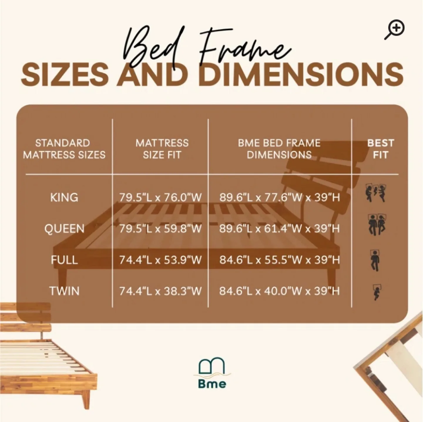 Wooden Bed Frame King Size image indicator(8)