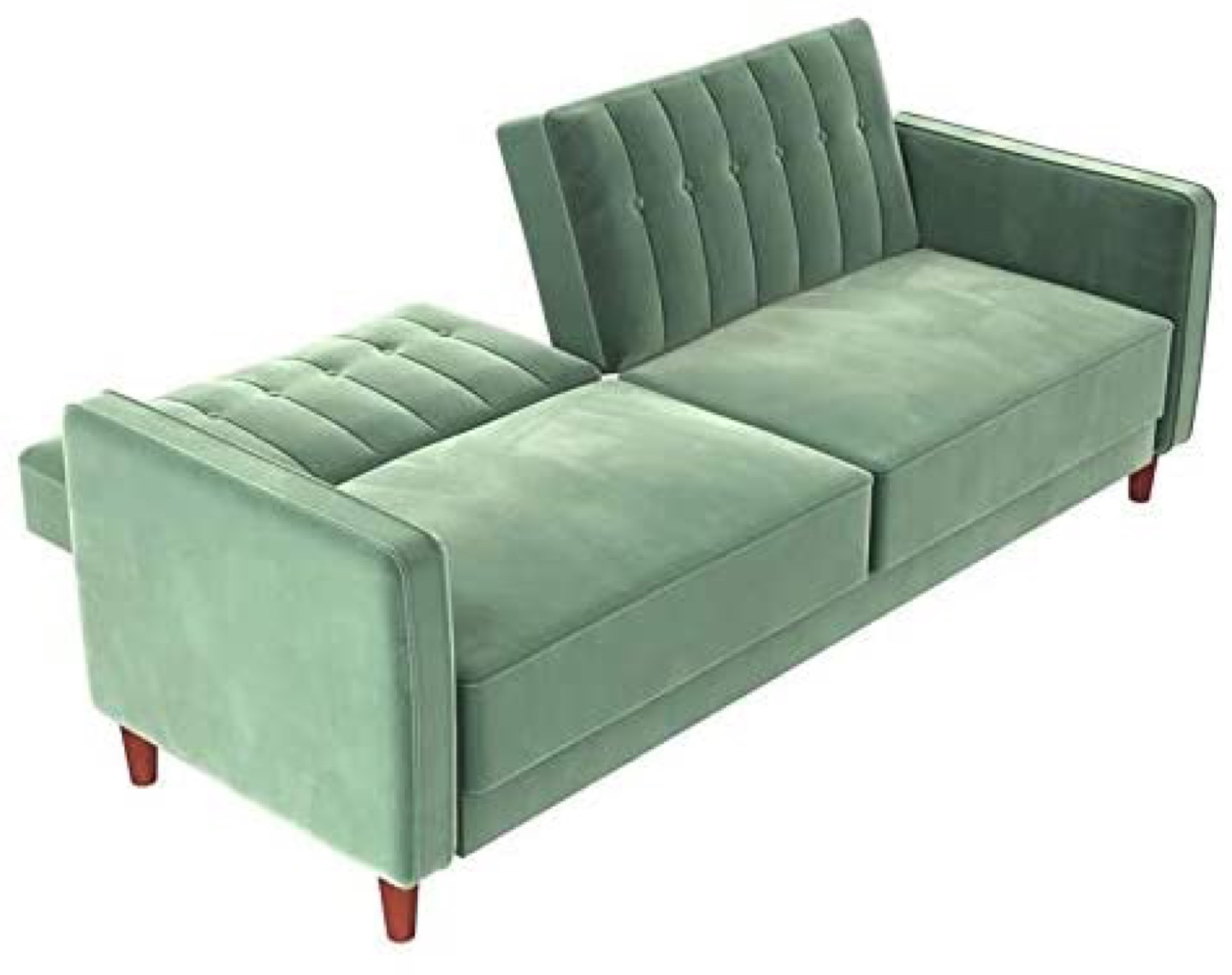 Green Couch / Futon / Sofa Bed - photo 2