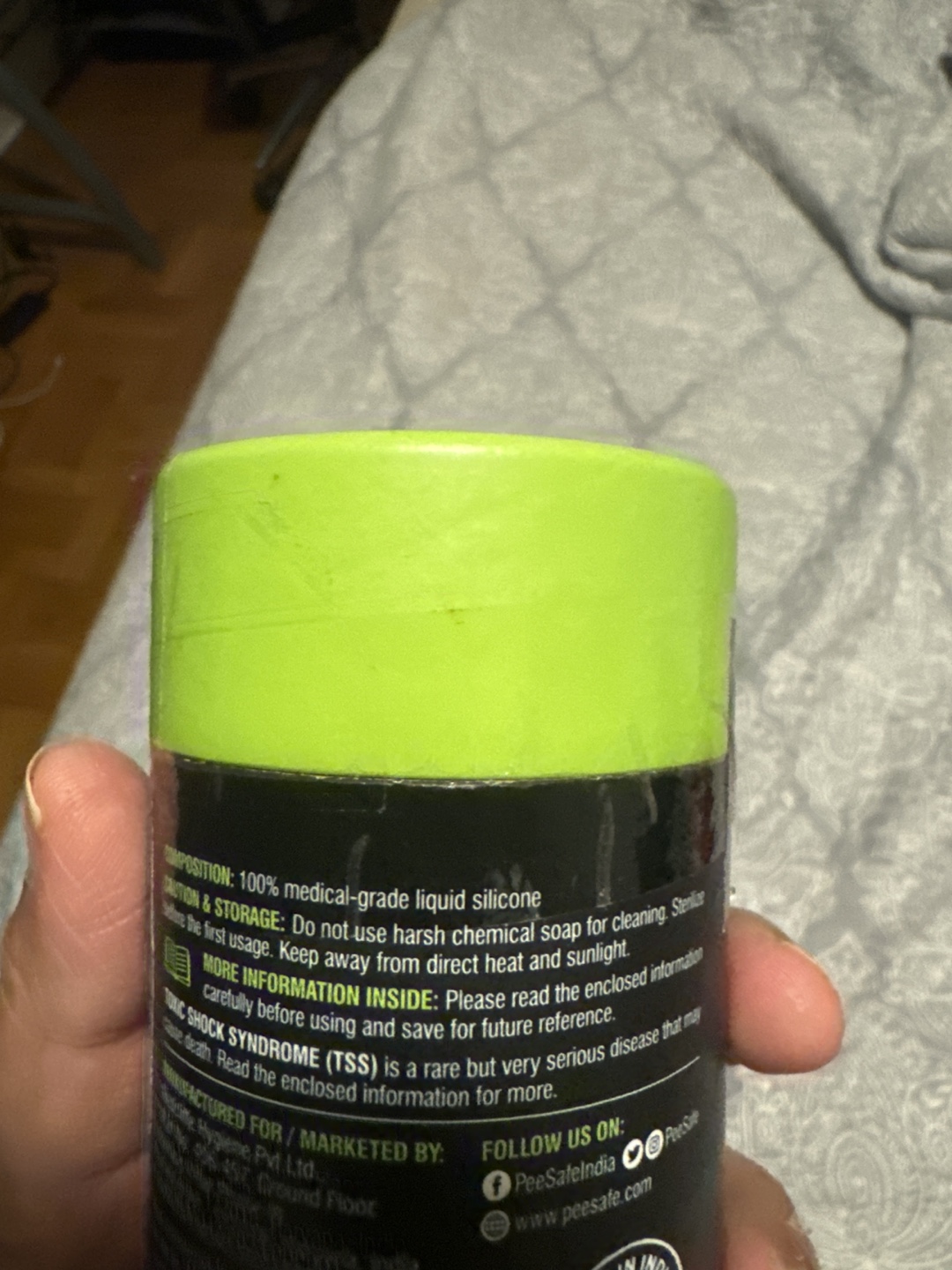 Pee Safe Reusable Menstrual Cup - Medium - photo 3