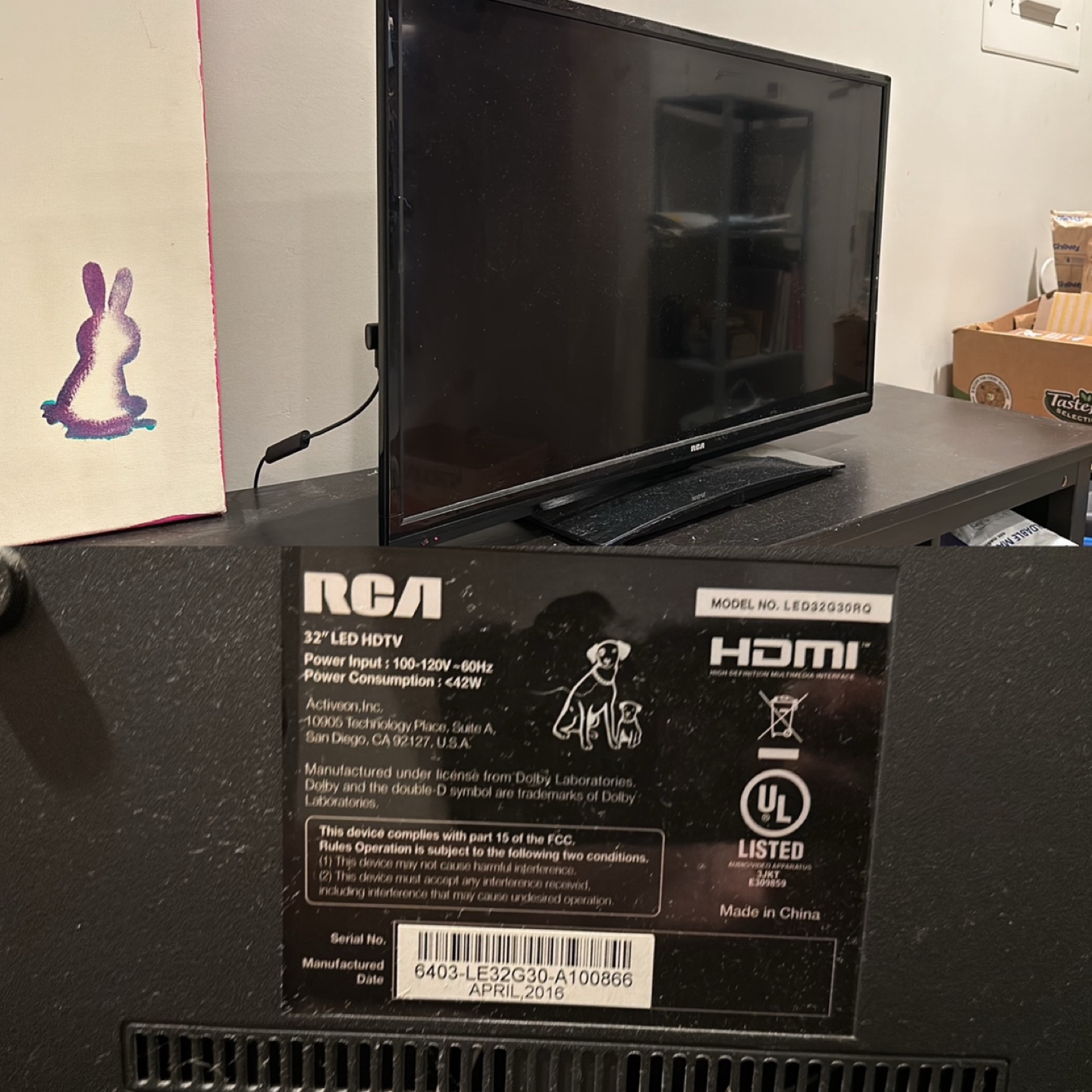 RCA 32 inch LED HDTV
