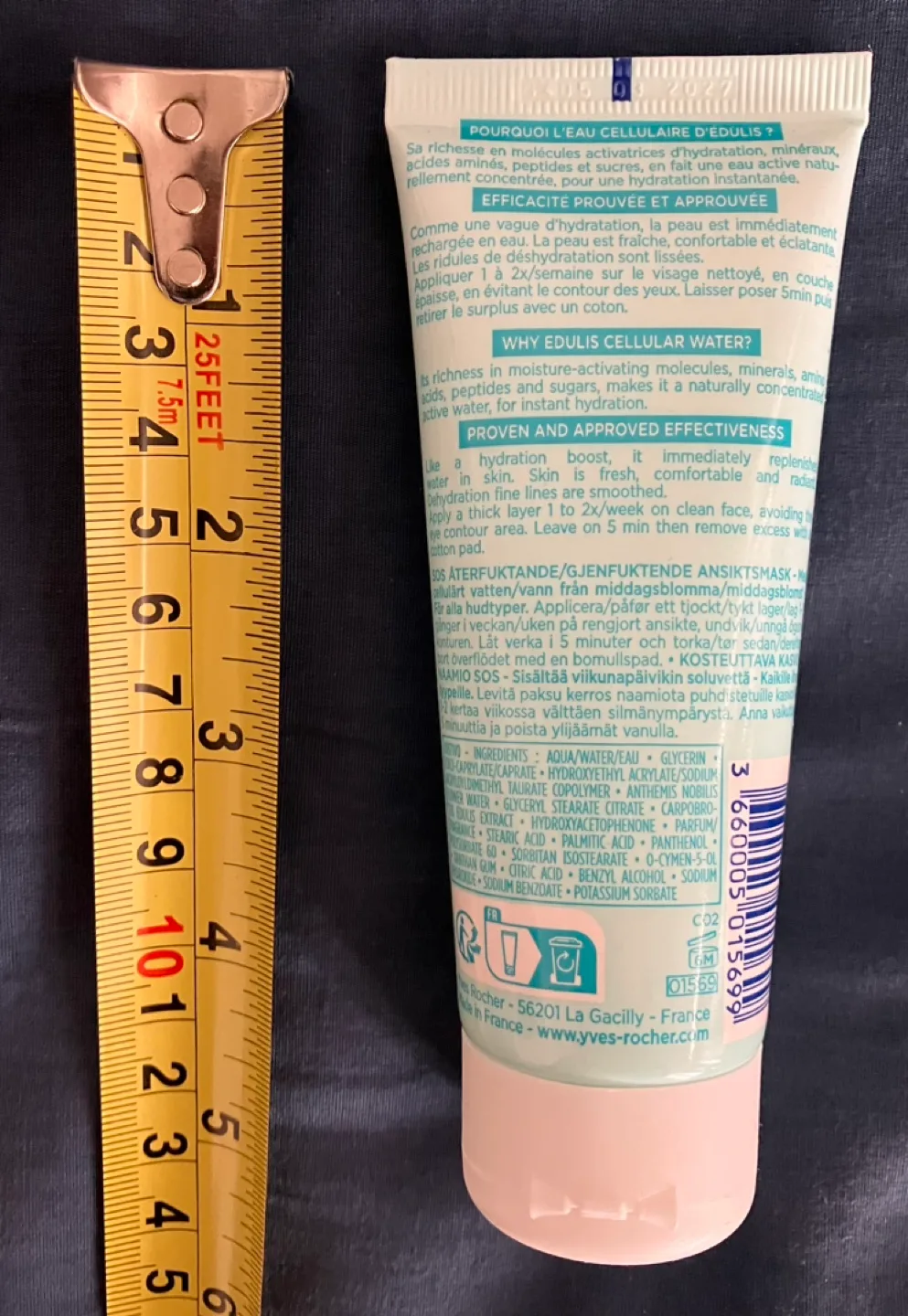 Yves Rocher Hydra Vegetal Moisturizing SOS Mask🇫🇷🧴💦💧🩵💚🌵🌿🌱 image indicator(2)