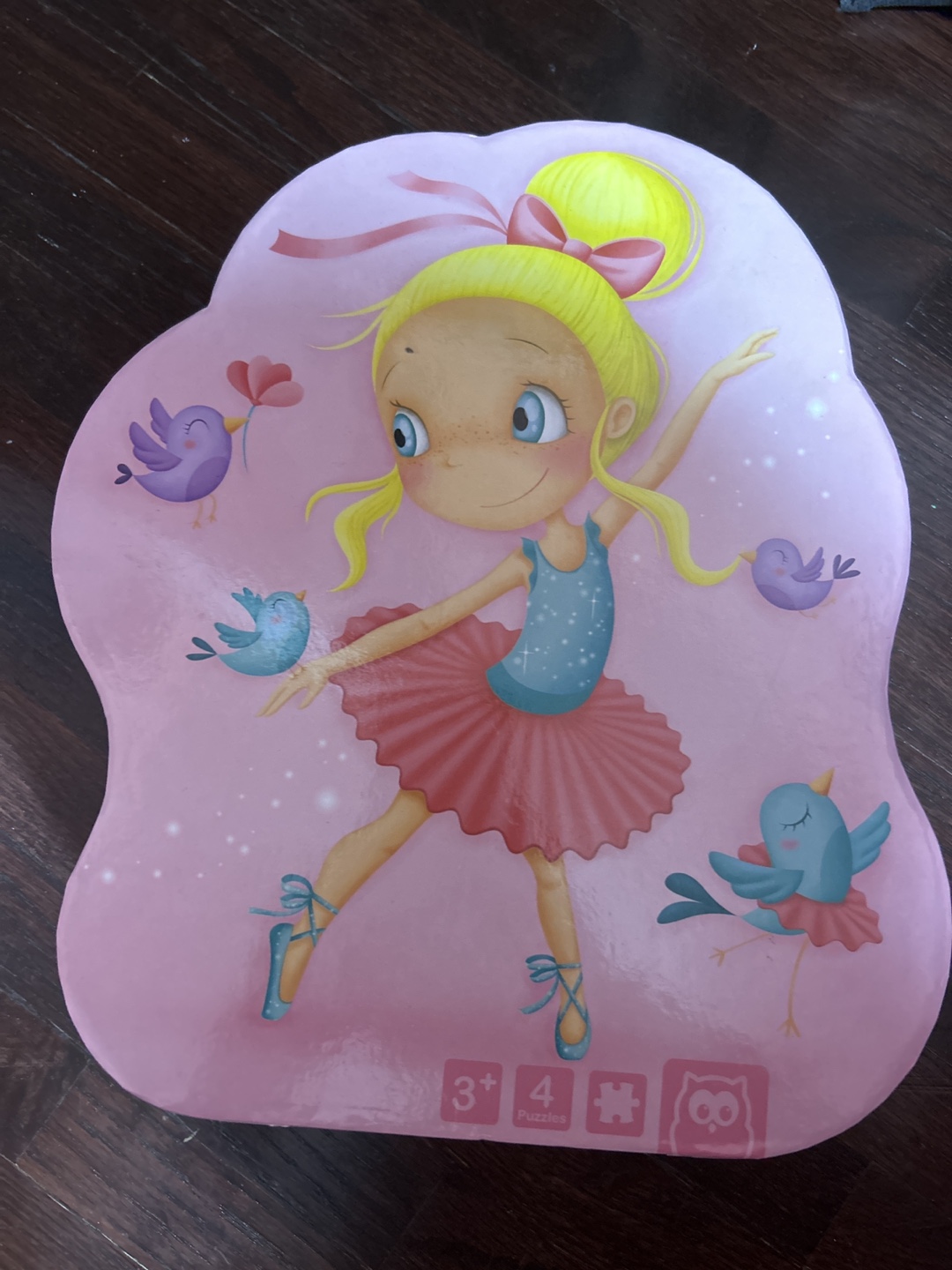 4-Piece Puzzle - Ballerina #freecycle