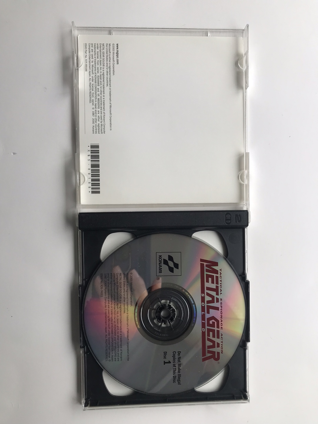 Metal Gear Solid OLD PC Video game - photo 2