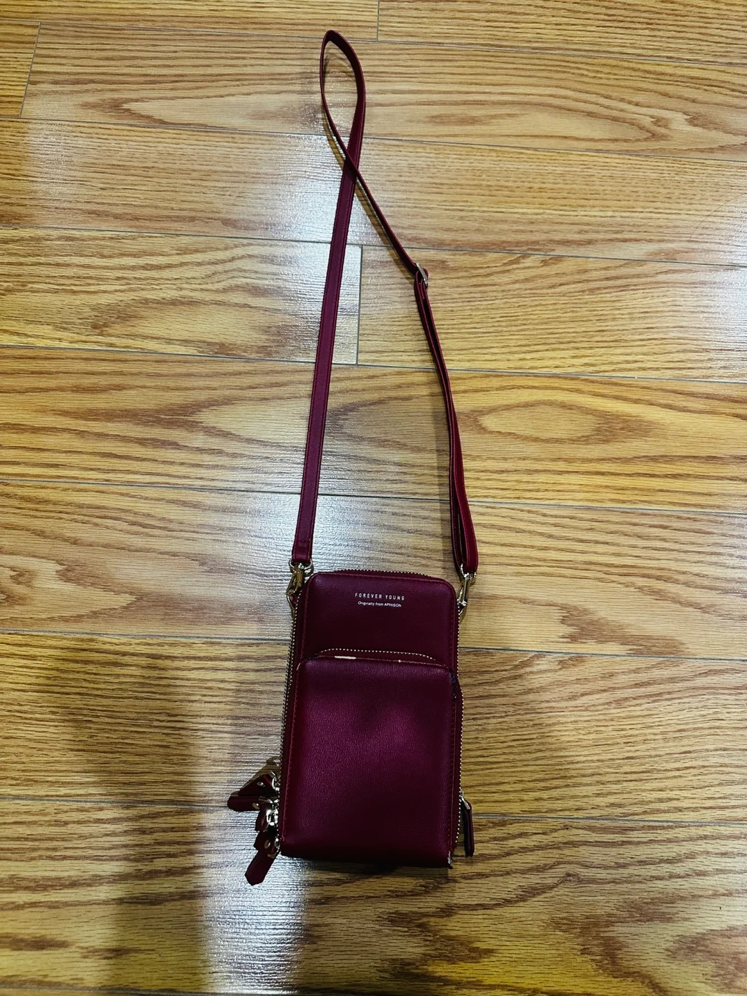 Forever Young Red Phone Crossbody Bag #freecycle image indicator(3)