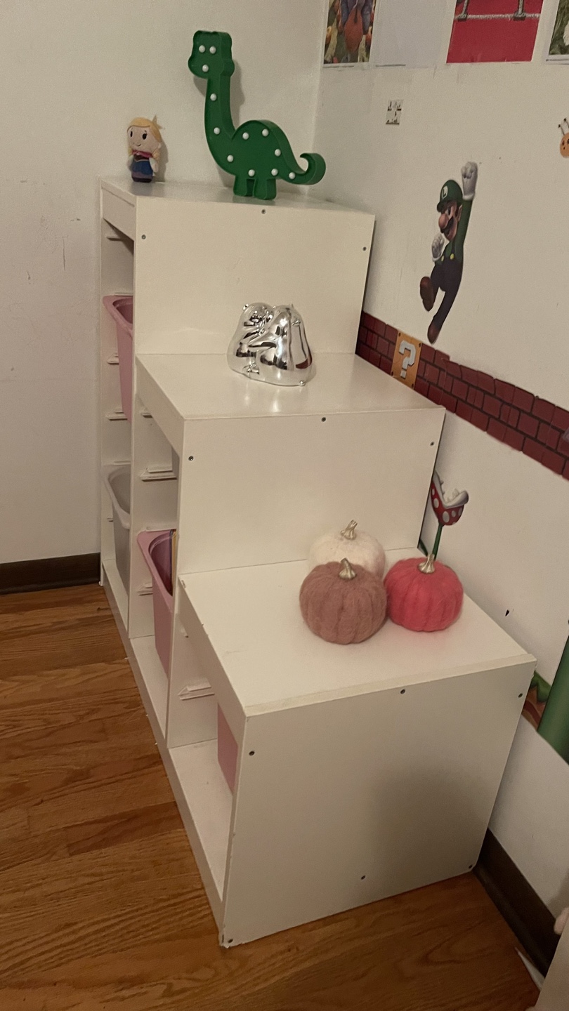 White 3-Tier Storage Shelf Unit check more pictures - photo 2