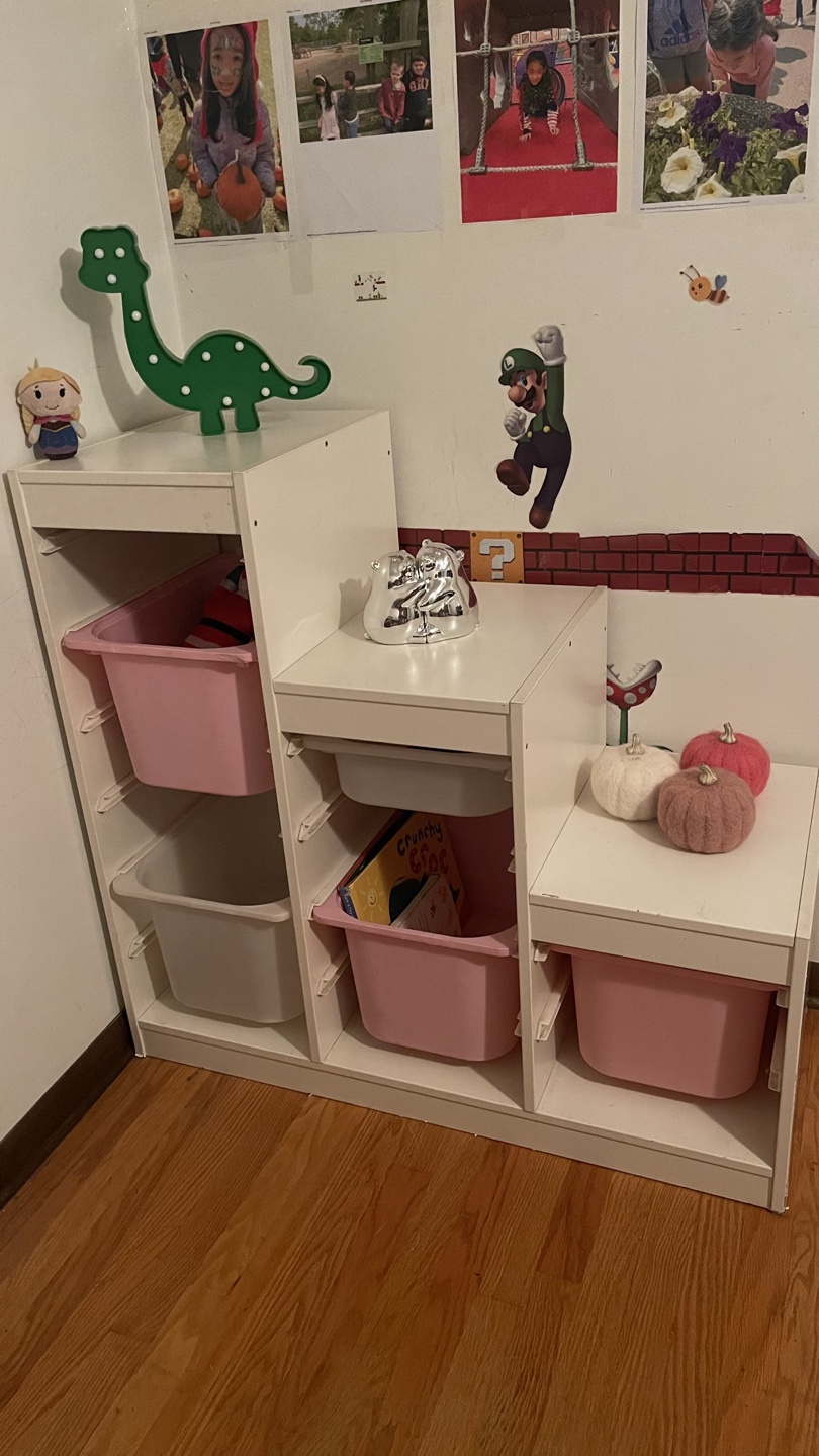White 3-Tier Storage Shelf Unit check more pictures
