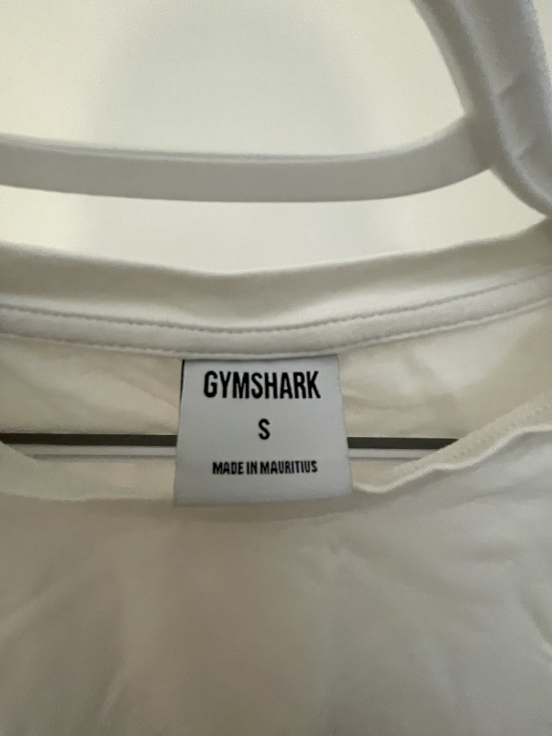 Gymshark White Crop Top, size S - photo 3