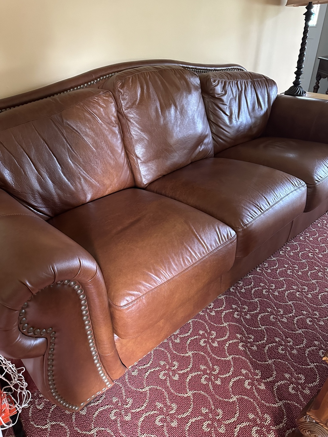 Leather couch
