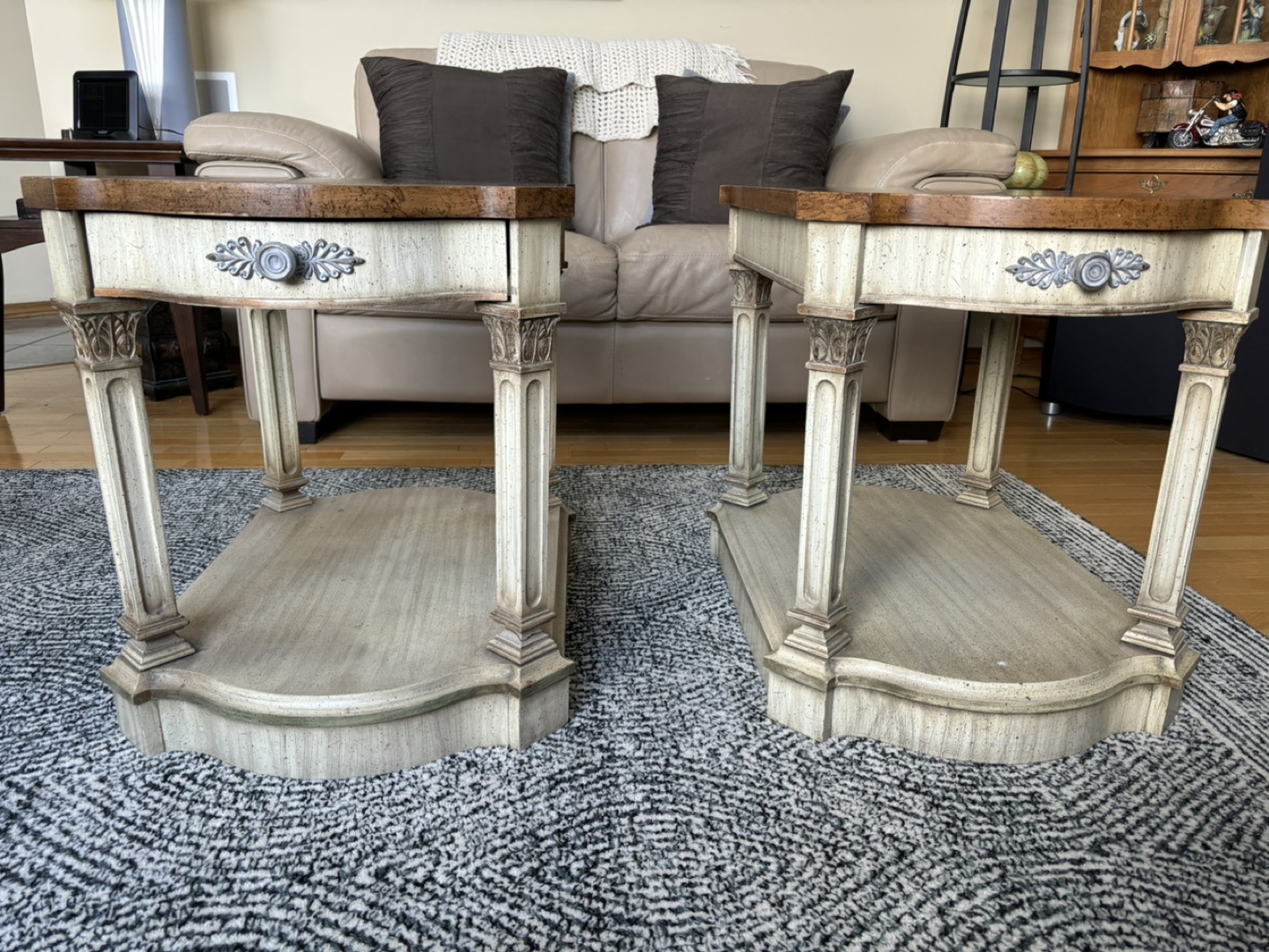 2 end/side tables or nightstands - photo 2
