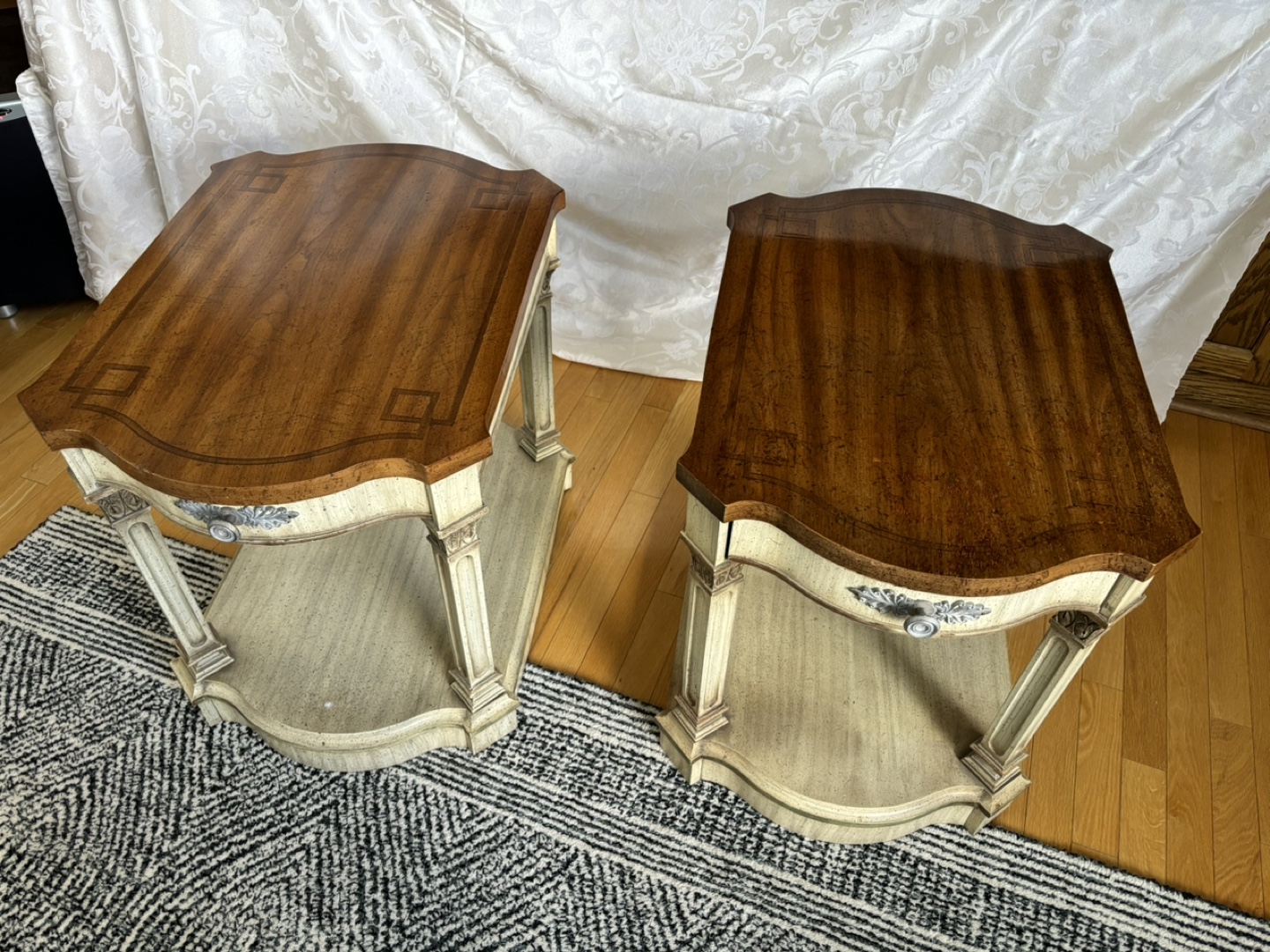 2 end/side tables or nightstands - photo 4