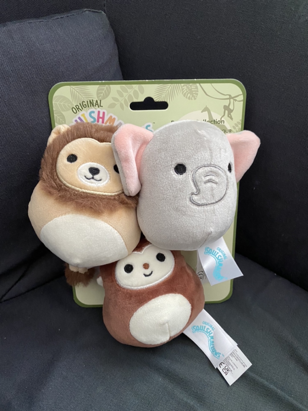 Squishmallow Plush Dog Toy set