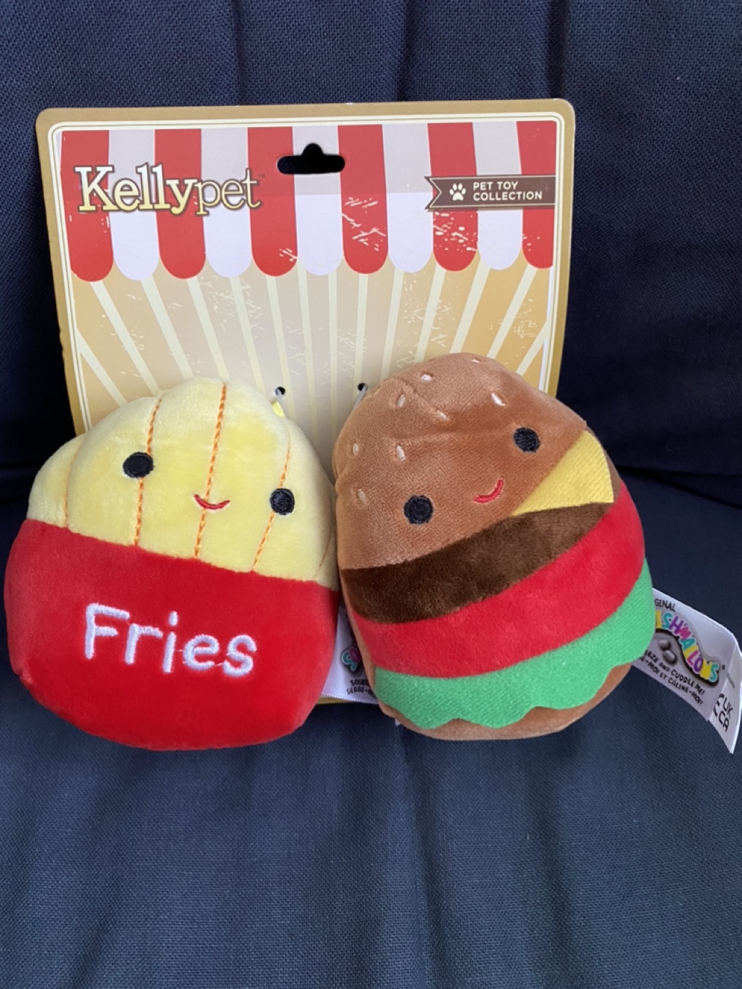 Kellypet Fries & Burger Plush Toys