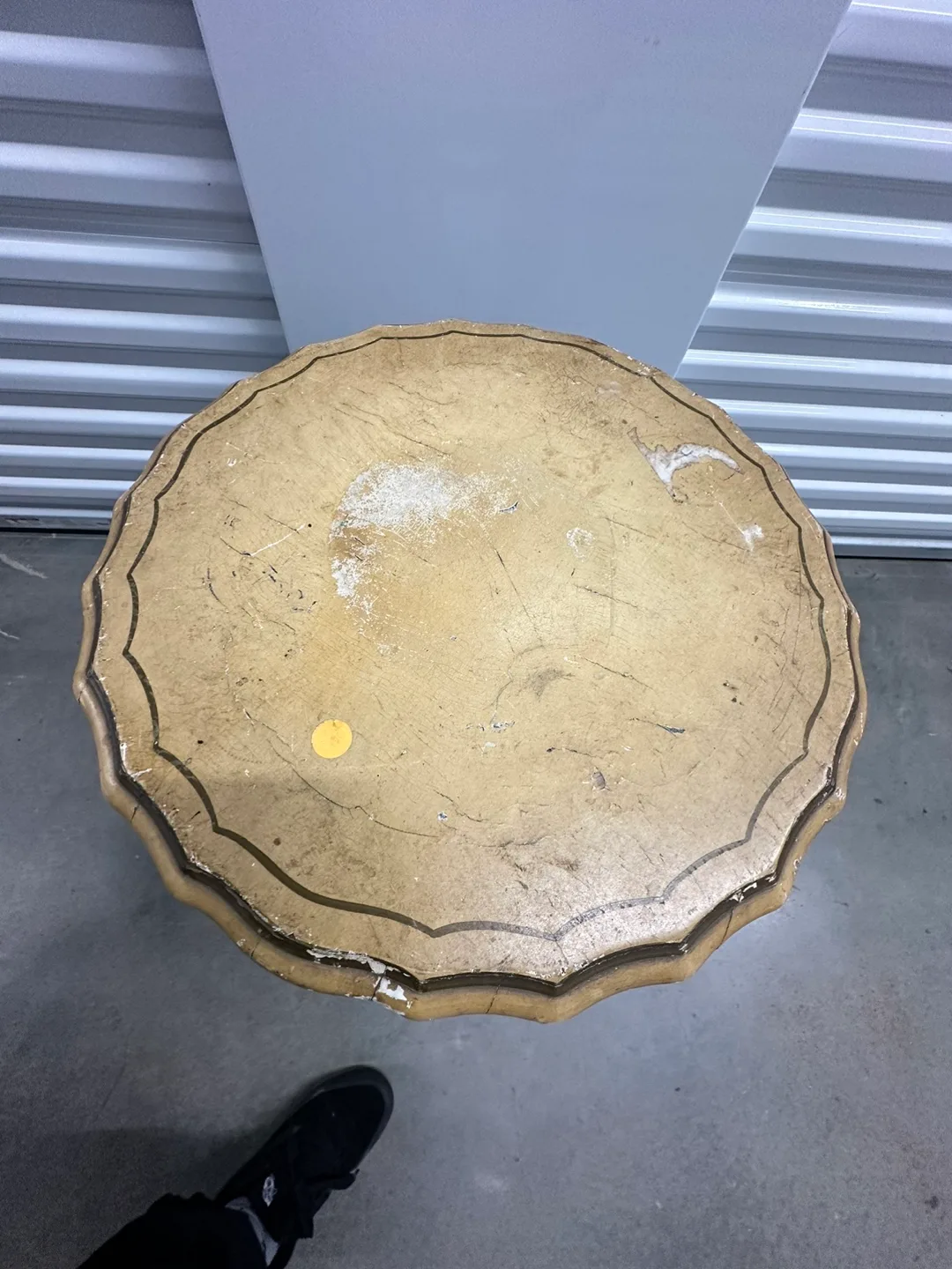 Vintage Swan Leg Side Table 🧡 image indicator(2)