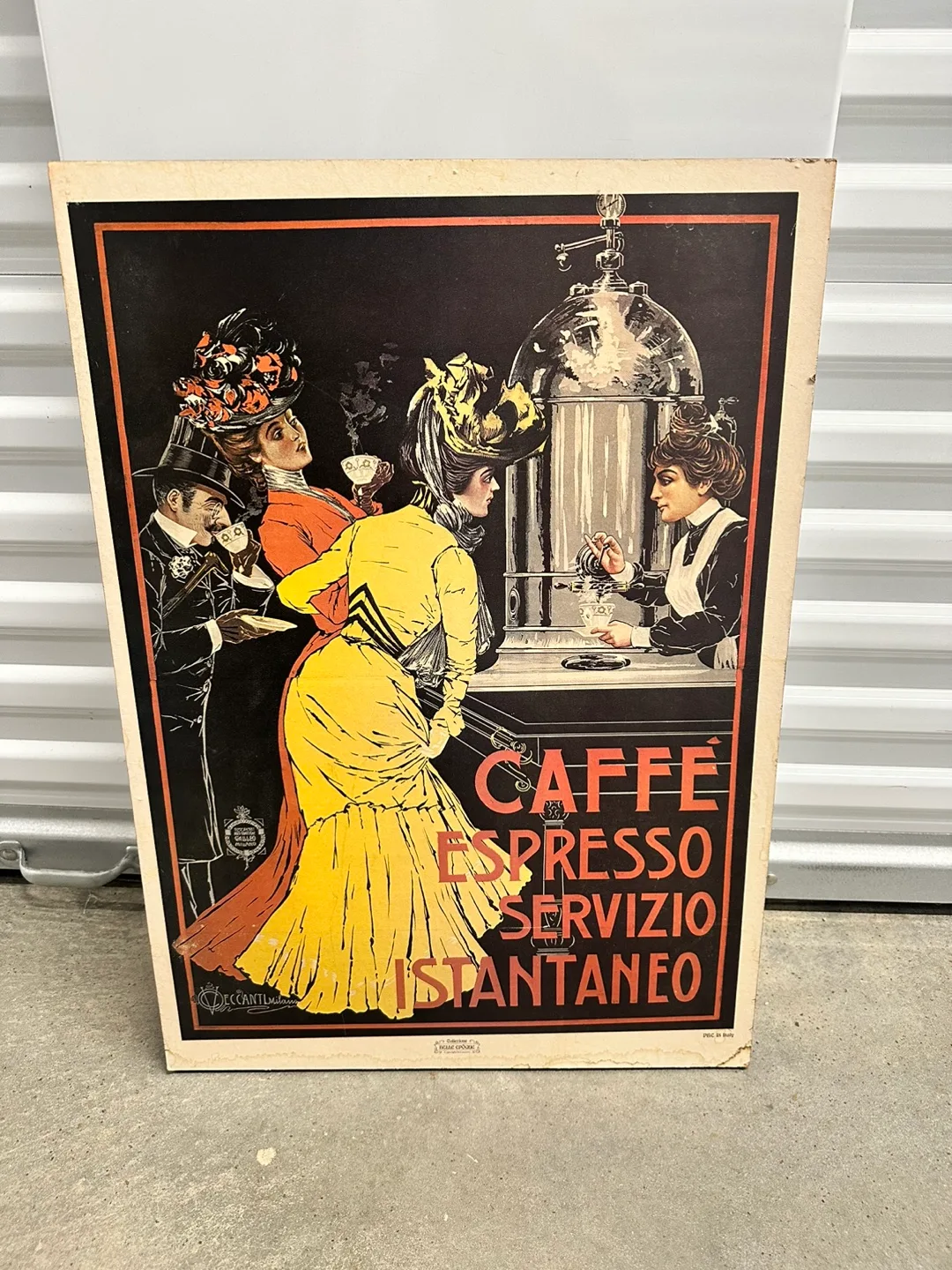 Vintage Caffe Espresso Italian Picture thumbnail