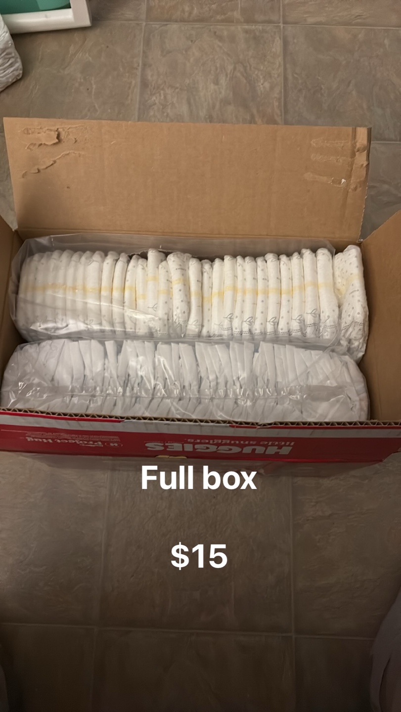 Huggies Diapers Full Box