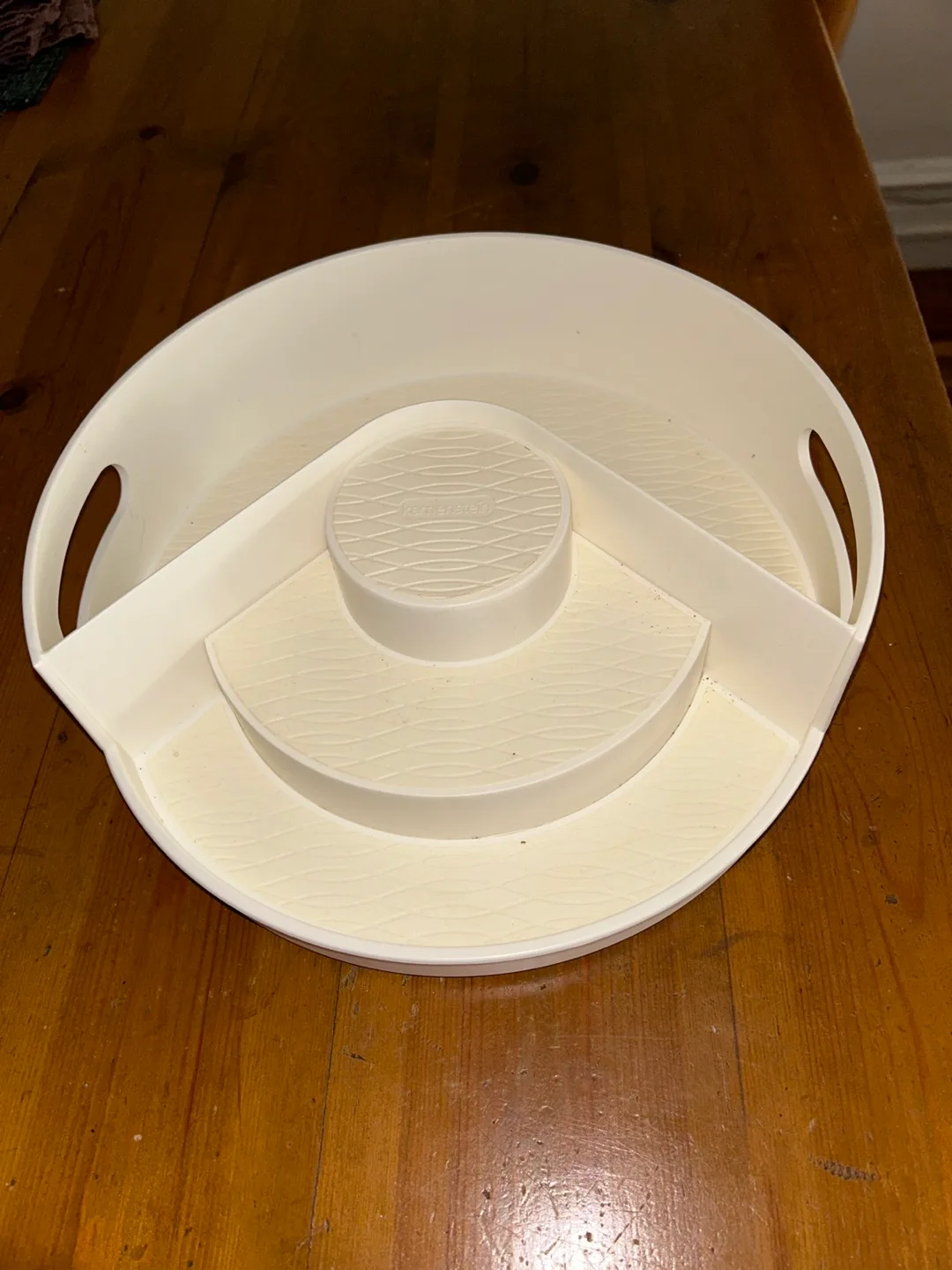 Rotating Kitchen Spice Rack Lazy Susan #freecycle thumbnail