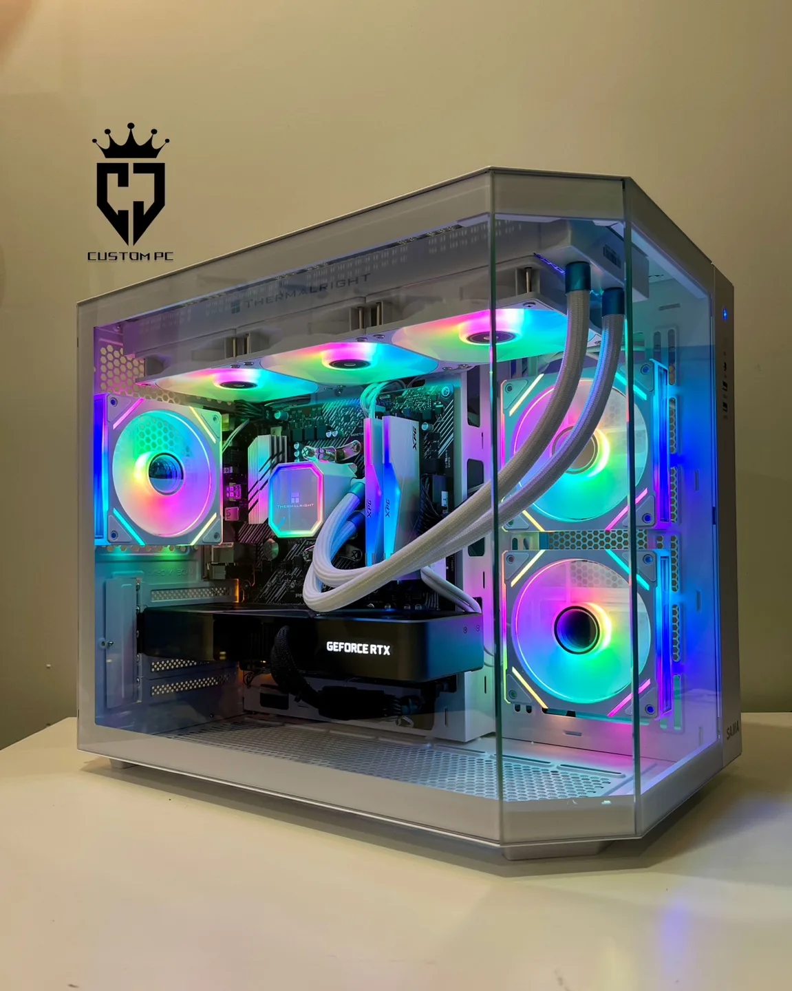Gaming PC Ryzen 5 5600X \ RTX 3080 \ 32GB RAM \ 2TB SSD thumbnail