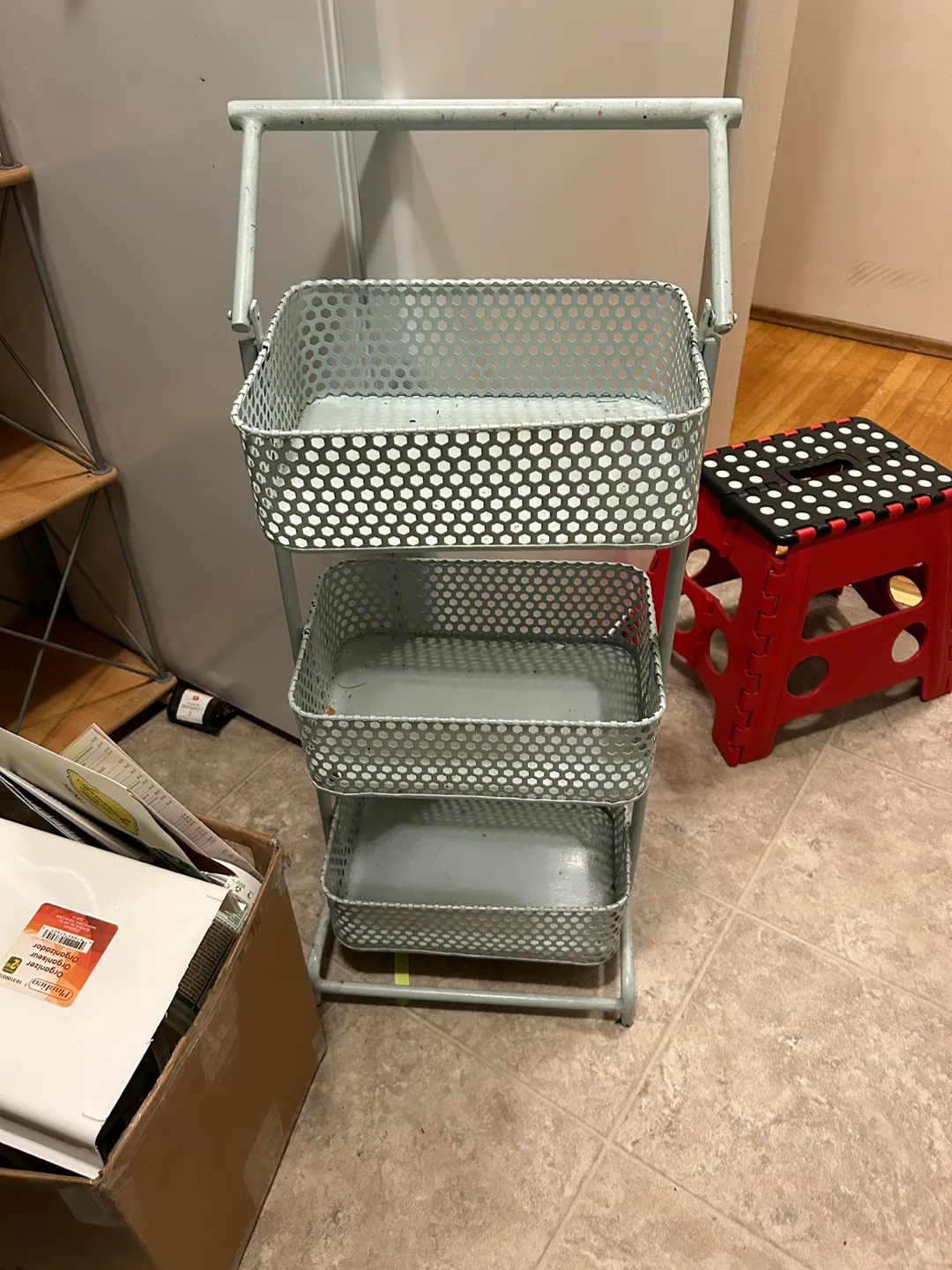 3 Tier Metal Storage Shelf thumbnail