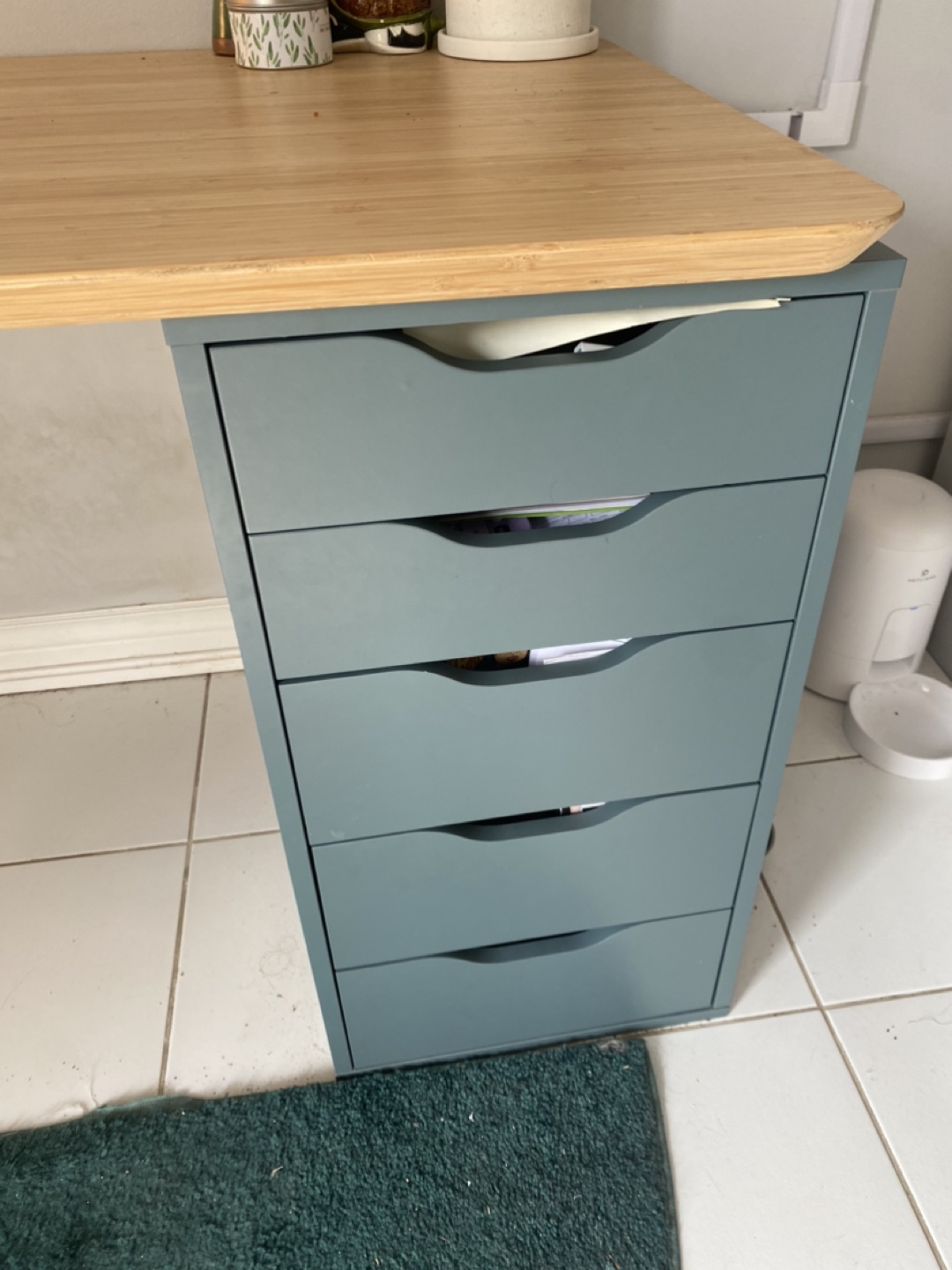 IKEA Desk with Drawers - photo 3