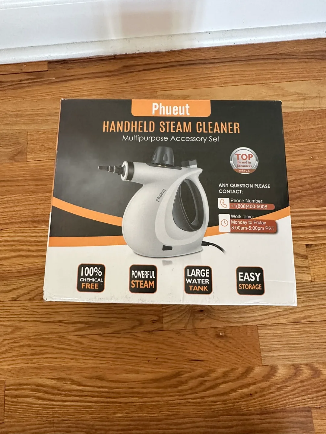 Phueut Handheld Steam Cleaner image indicator(5)