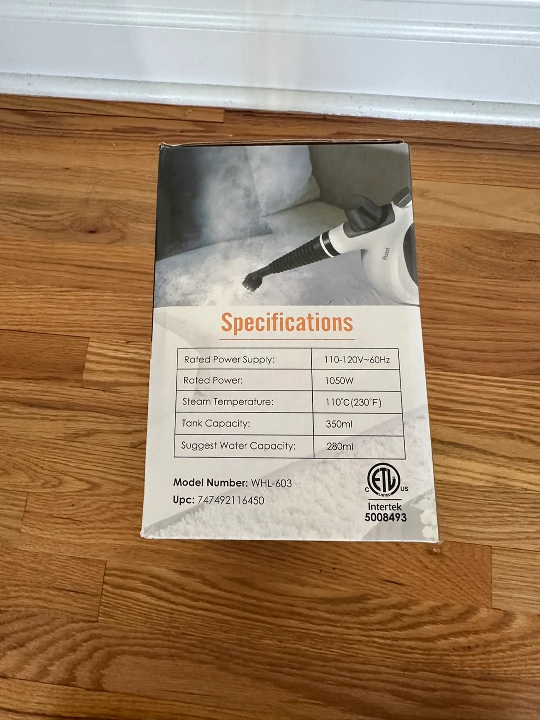 Phueut Handheld Steam Cleaner image indicator(4)