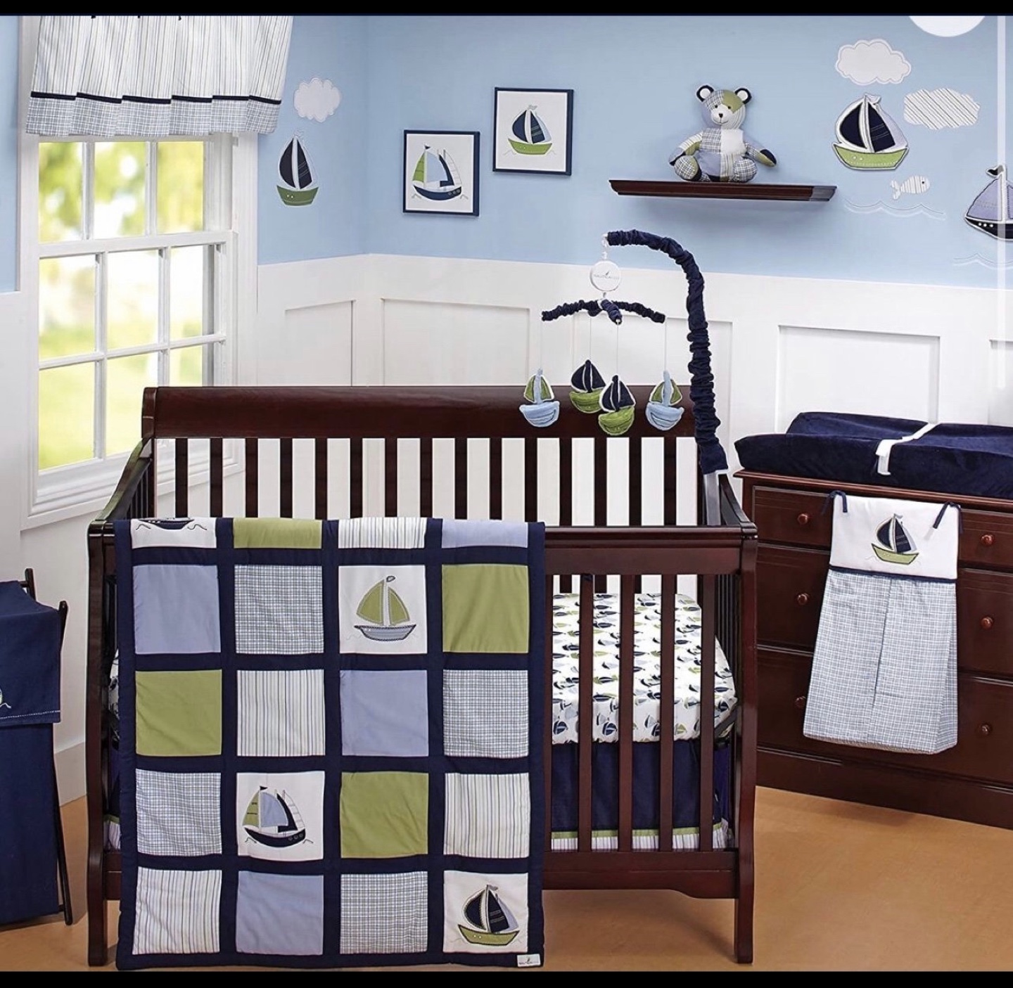 Nautica Kids 7 Piece Crib Bedding Set - photo 3