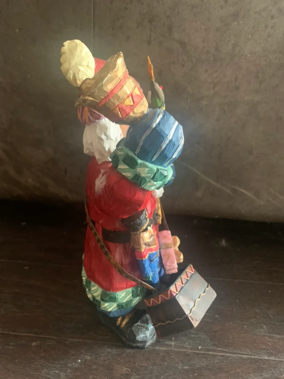 Vintage Jolly Santa Christmas Figurine image indicator(4)