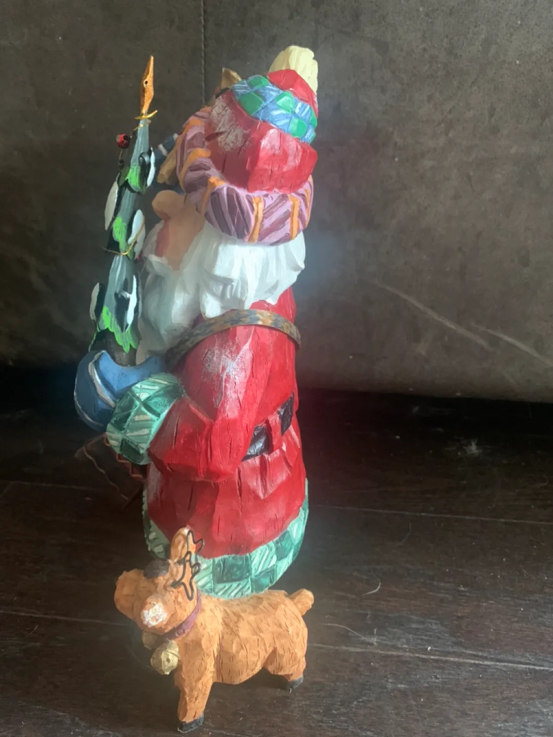 Vintage Jolly Santa Christmas Figurine image indicator(2)