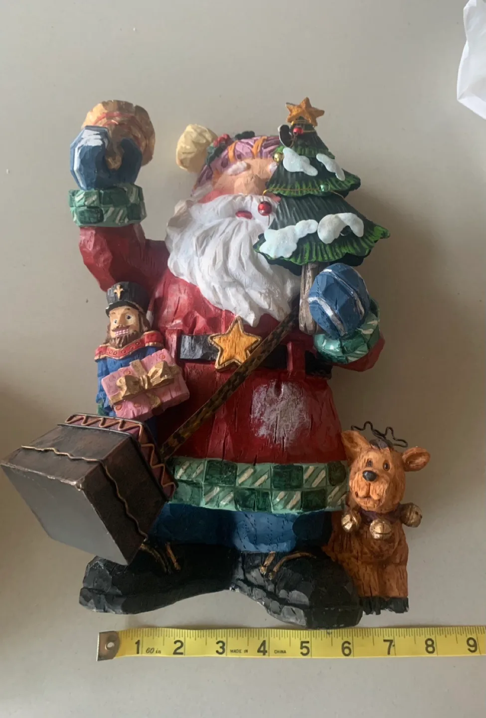 Vintage Jolly Santa Christmas Figurine image indicator(6)