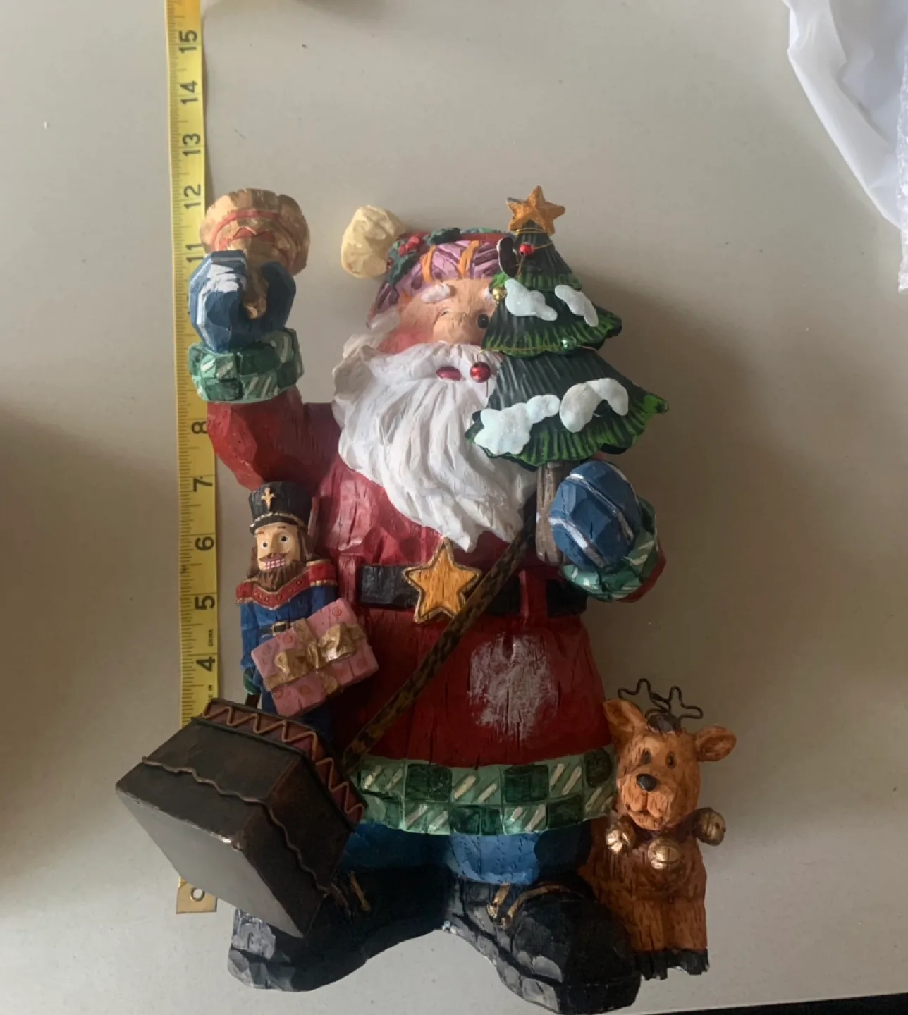 Vintage Jolly Santa Christmas Figurine image indicator(5)
