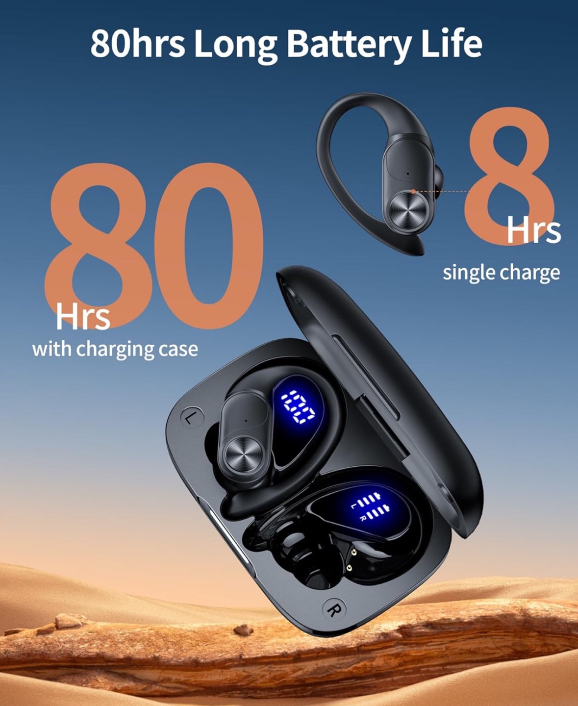Wireless Bluetooth Earbuds with Charging Case - photo 2