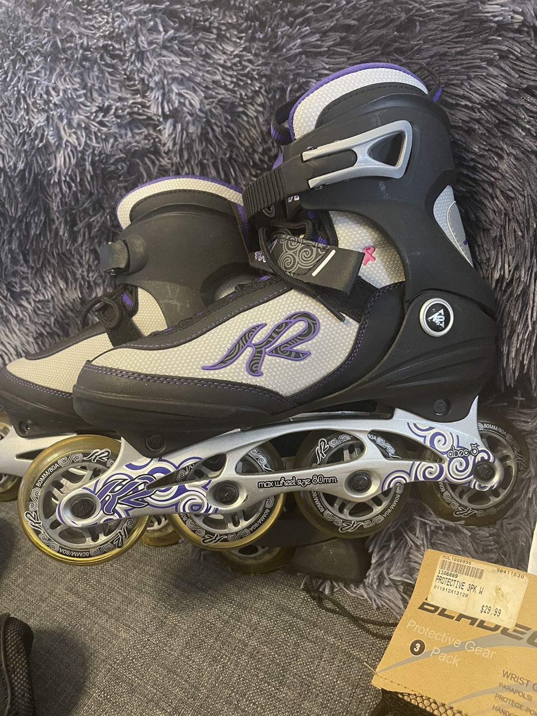 Rollerblade Inline Skates with Protective Gear