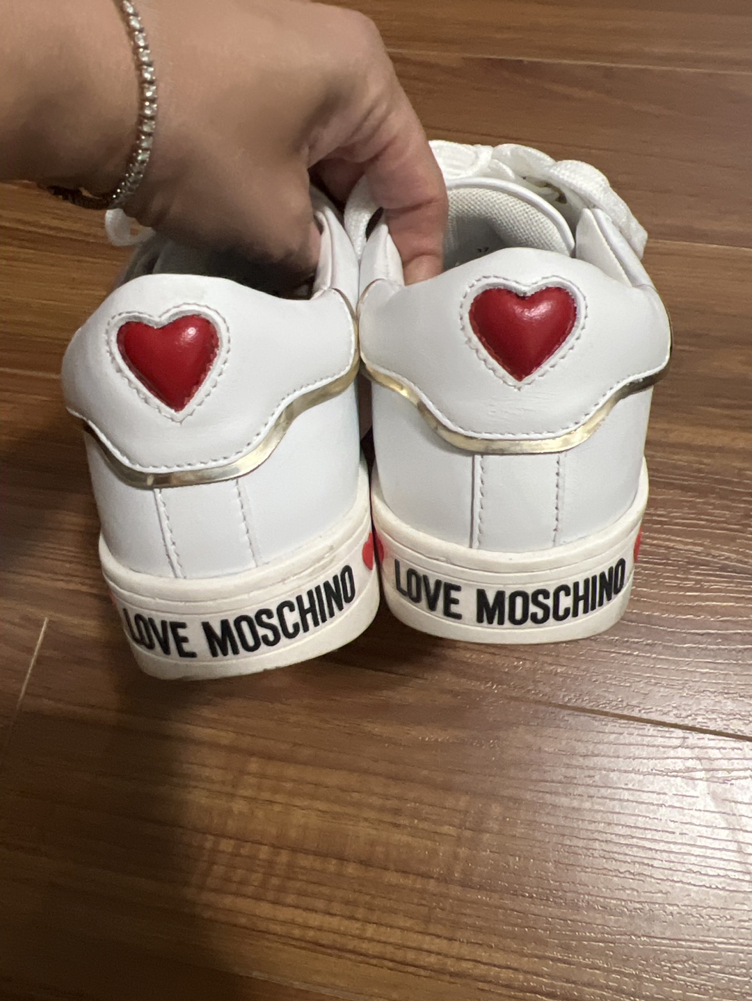 Love Moschino White Platform Sneakers - photo 3