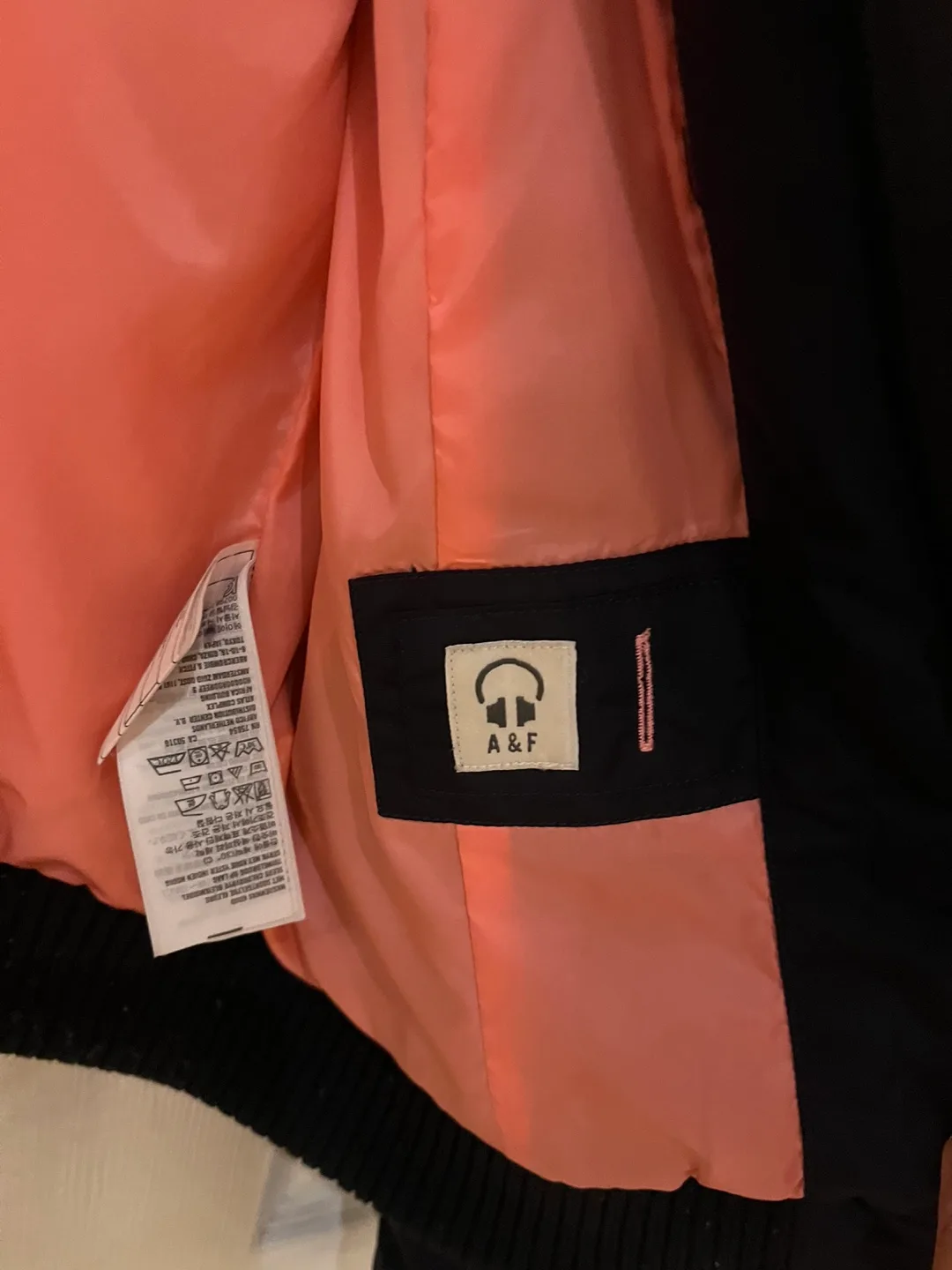 Abercrombie & Fitch Black Jacket image indicator(6)