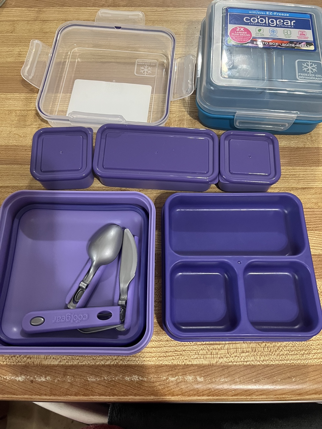 Coolgear Expandable Lunch Container Set