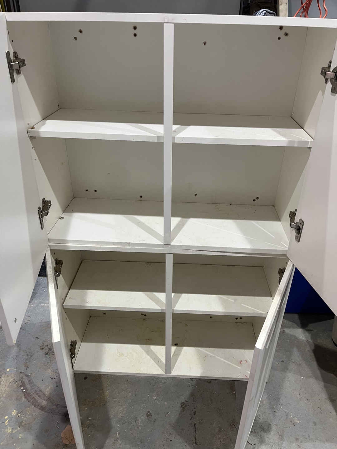 2 White Kitchen/Garage Cabinets - photo 2