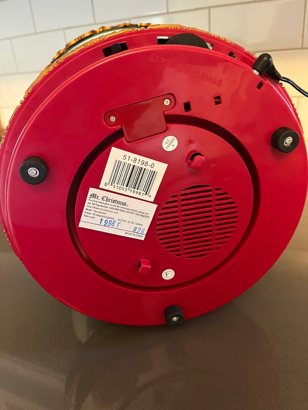 Vintage Mr. Christmas Holiday Carousel image indicator(5)