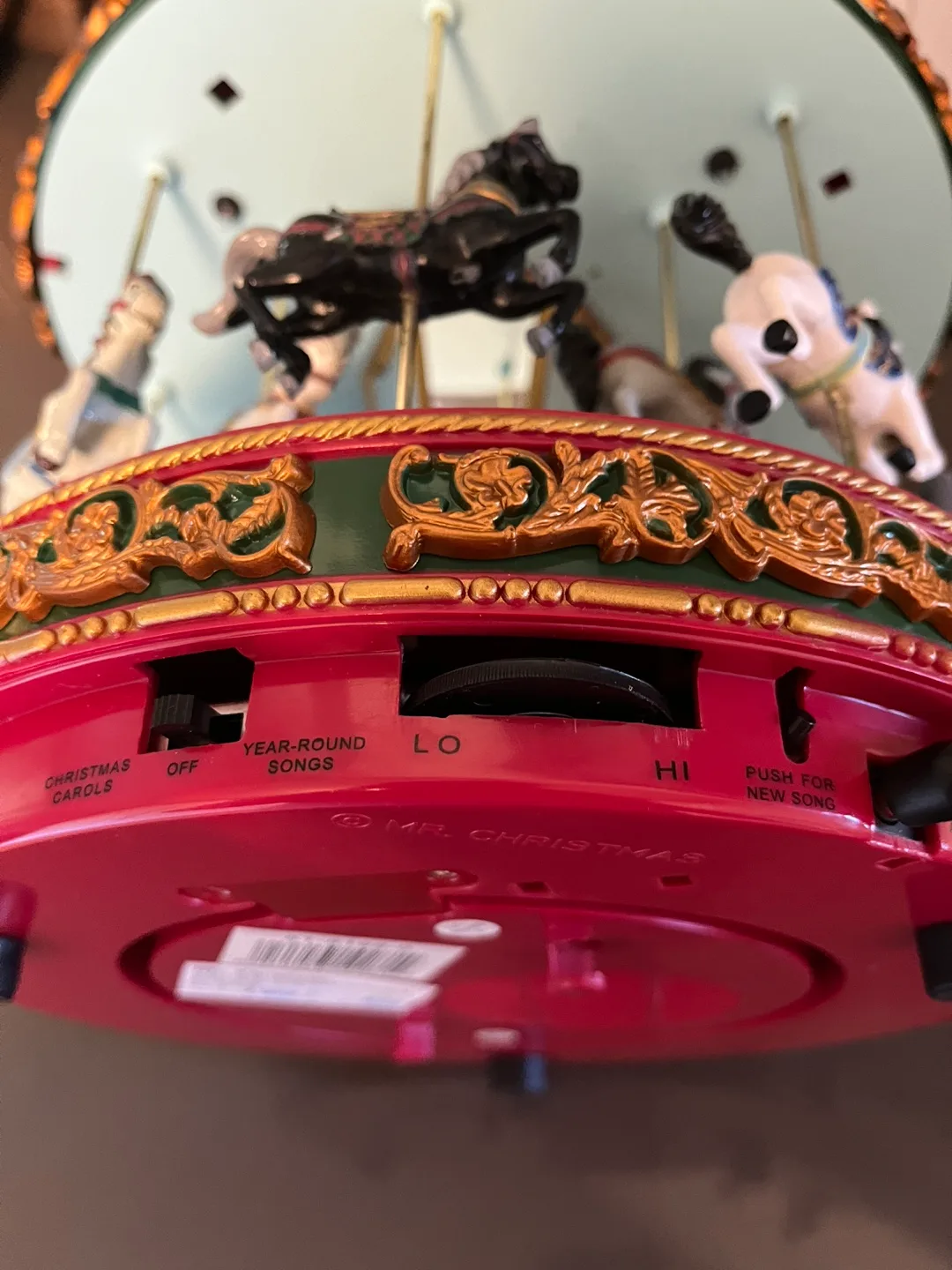 Vintage Mr. Christmas Holiday Carousel image indicator(6)